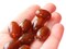 10 18mm Brown Oval Beads Vintage Lucite Beads Seamless Beads Smooth Beads Plastic Beads